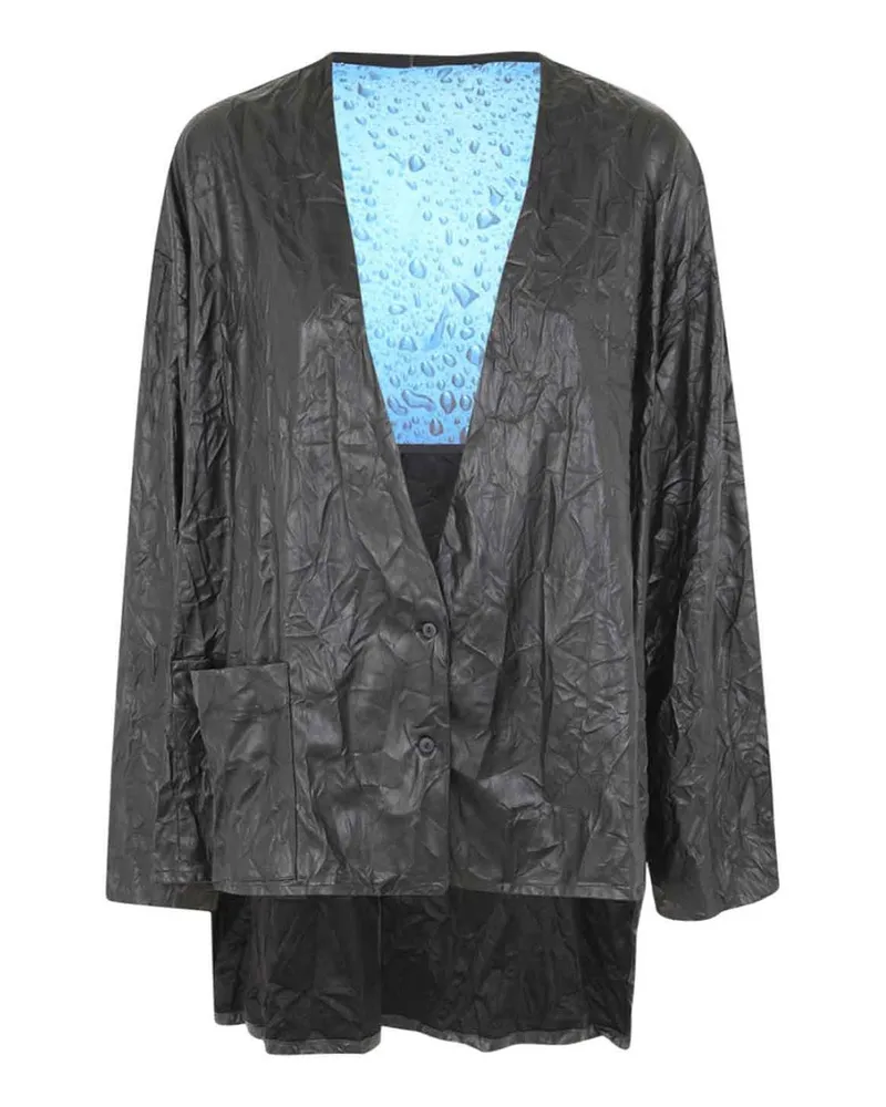 Maria Calderara Rundhalspullover - Schwarz Schwarz