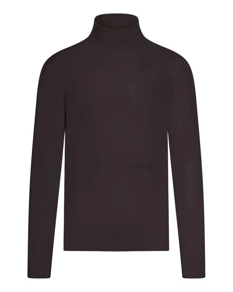 Gran Sasso Rundhalspullover - Braun Braun