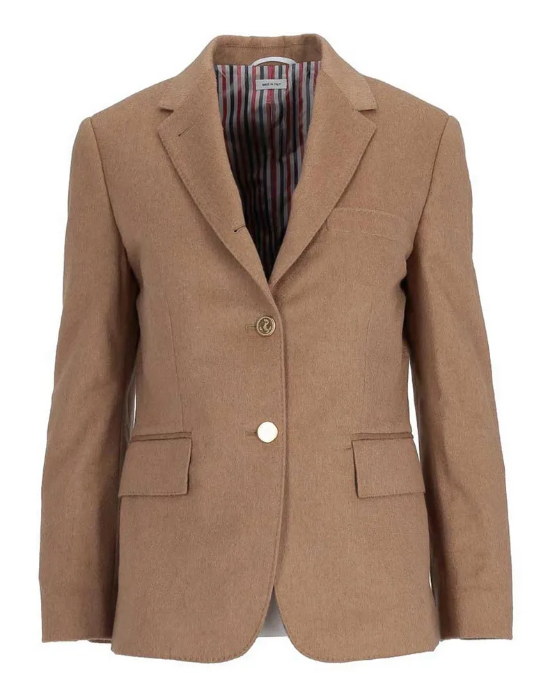 Thom Browne Knielanger Mantel - Camel Camel