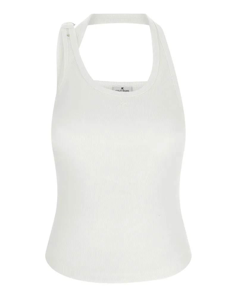 Courrèges Top - Weiß Weiß