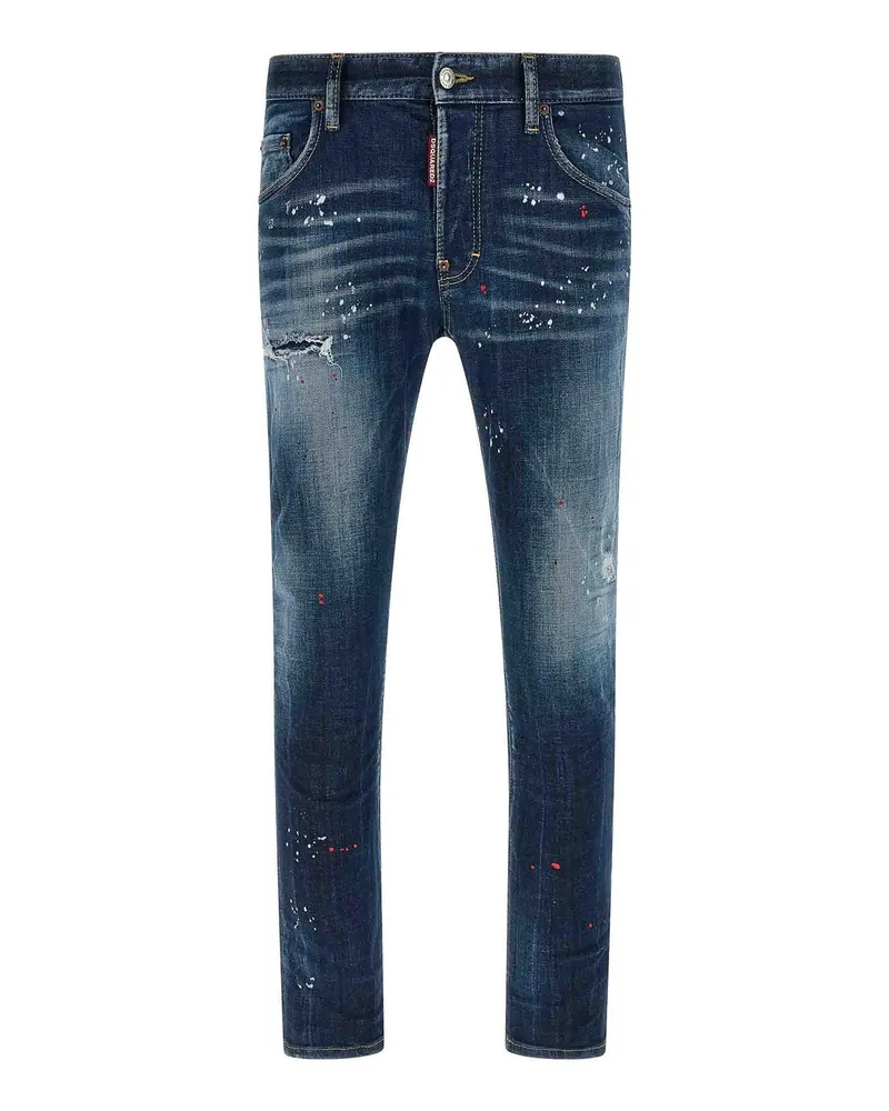 Dsquared2 Straight Leg Jeans - Blau Blau