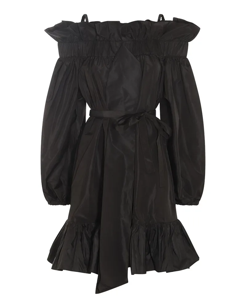 Patou Kurzes Kleid - Schwarz Schwarz