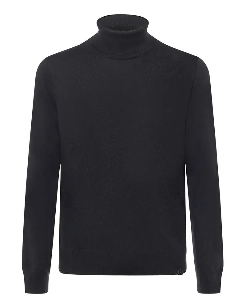 Fay Rollkragenpullover - Schwarz Schwarz