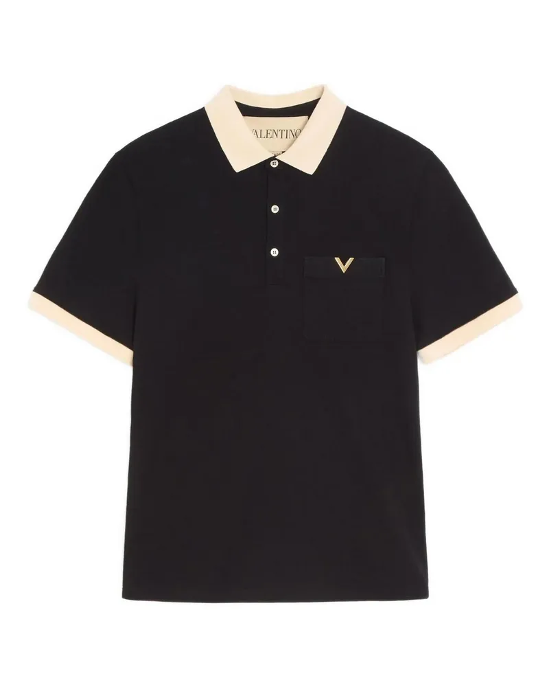 Valentino Garavani Poloshirt - Schwarz Schwarz