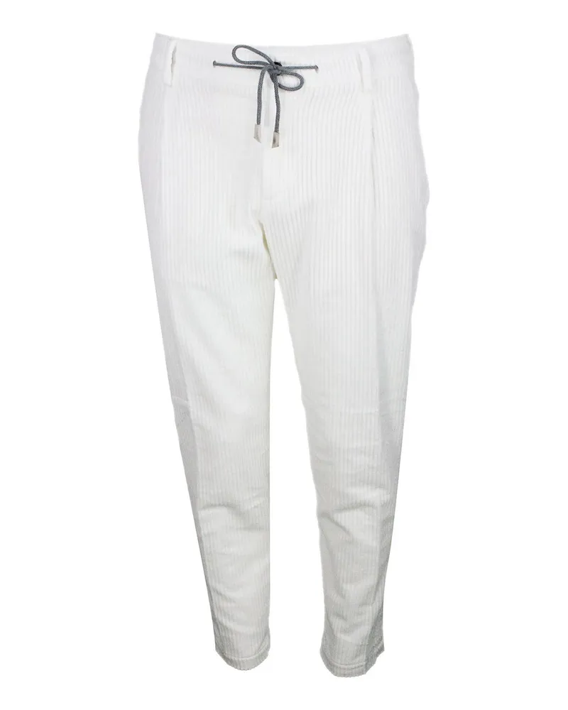 Eleventy Casual Hose - Weiß Weiß