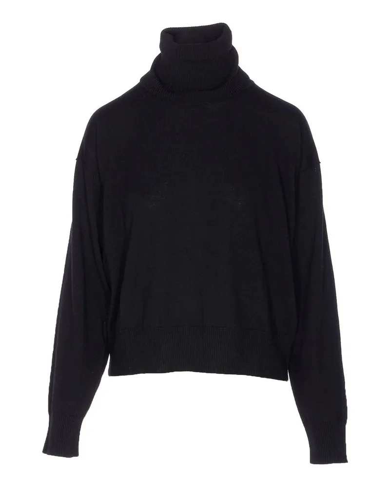 Filippa K Top - Schwarz Schwarz