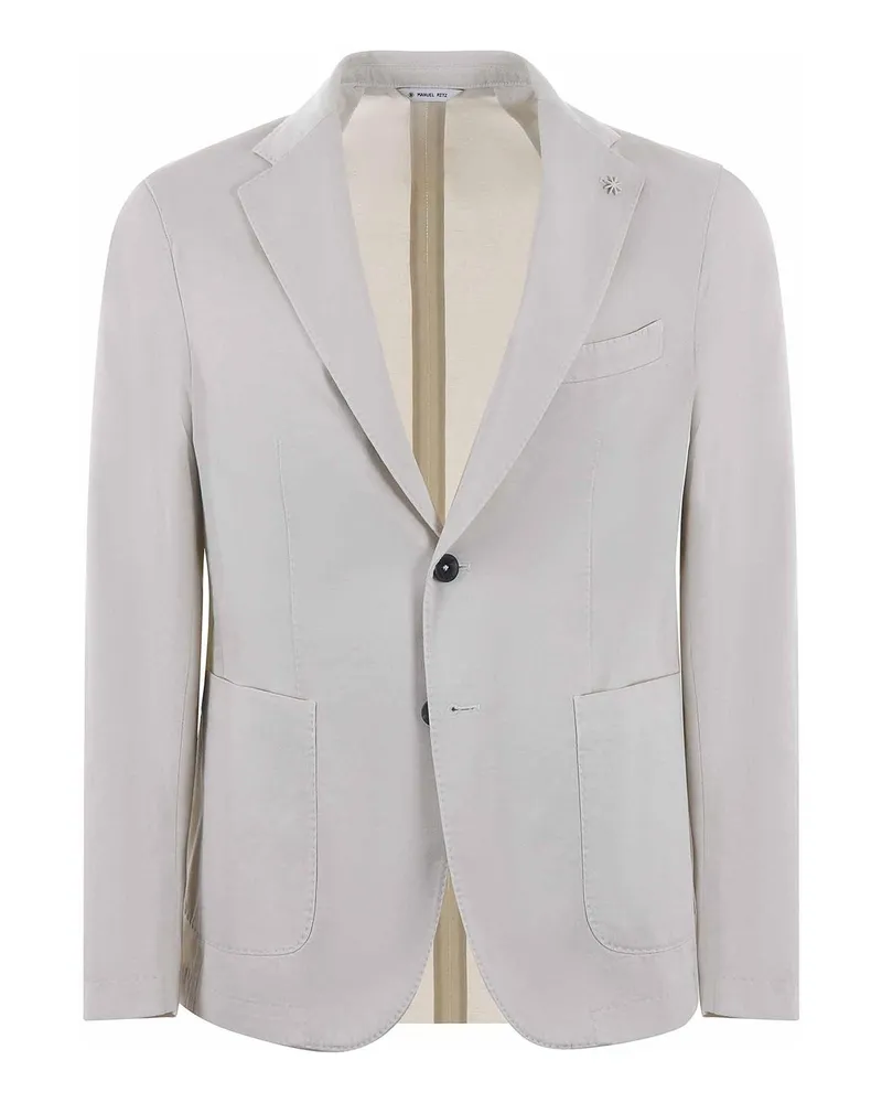 Manuel Ritz Casualjacke - Weiß Weiß