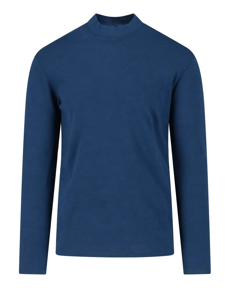 Jil Sander Rundhalspullover - Blau Blau