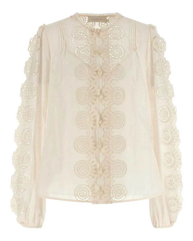 Zimmermann Bluse - Weiß Weiß