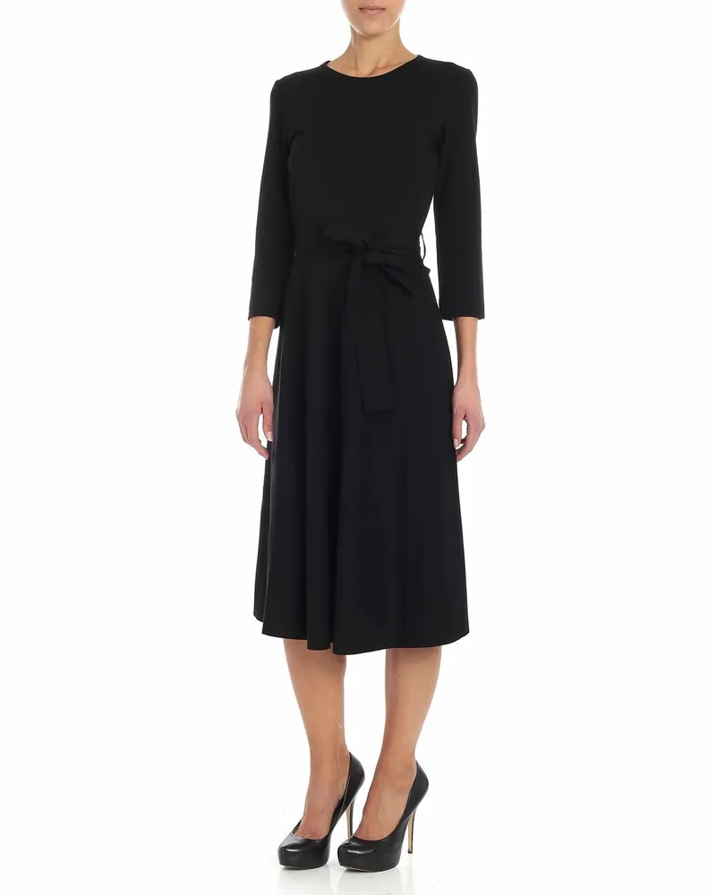 FUZZI Maxikleid - Schwarz Schwarz