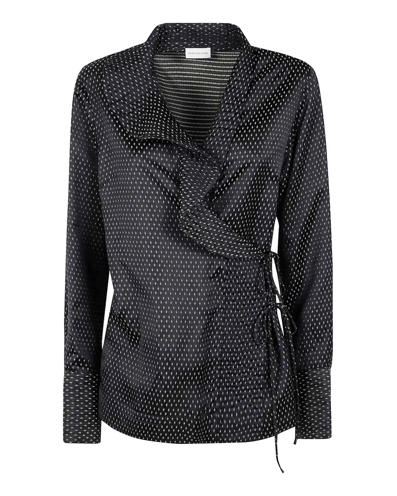 Dries van Noten Hemd - Schwarz Schwarz