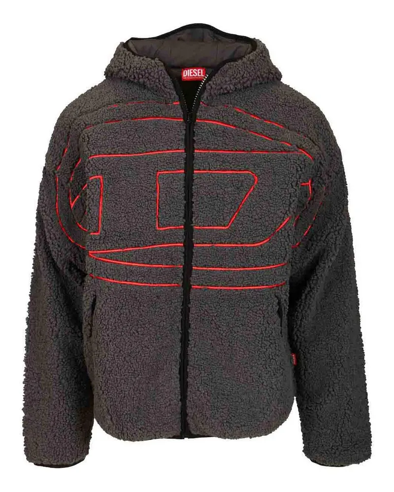 Diesel Sweatshirt - Schwarz Schwarz