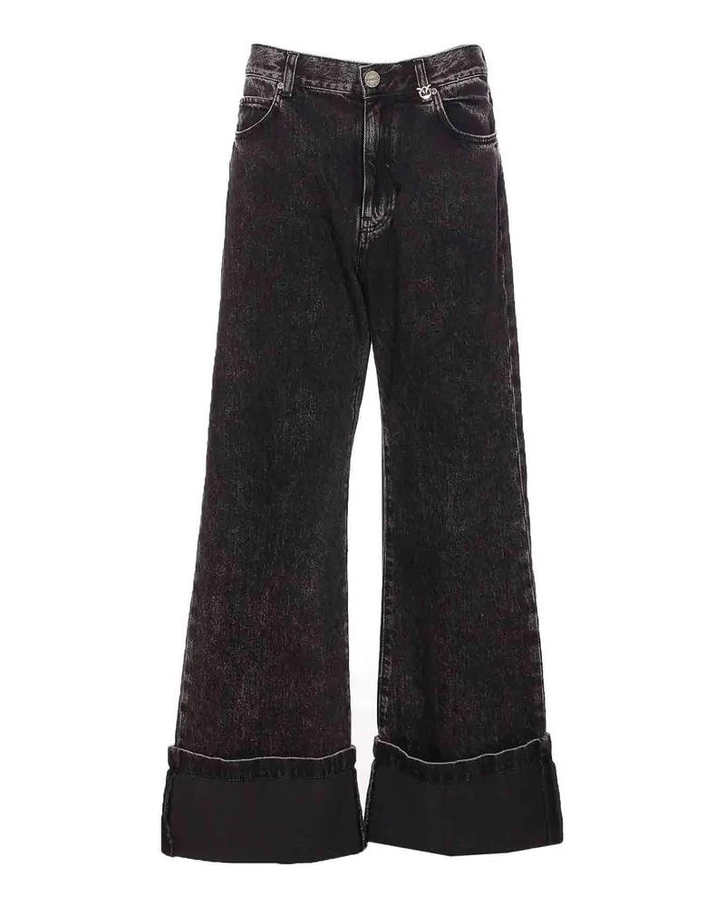 Pinko Bootcut Jeans - Schwarz Schwarz