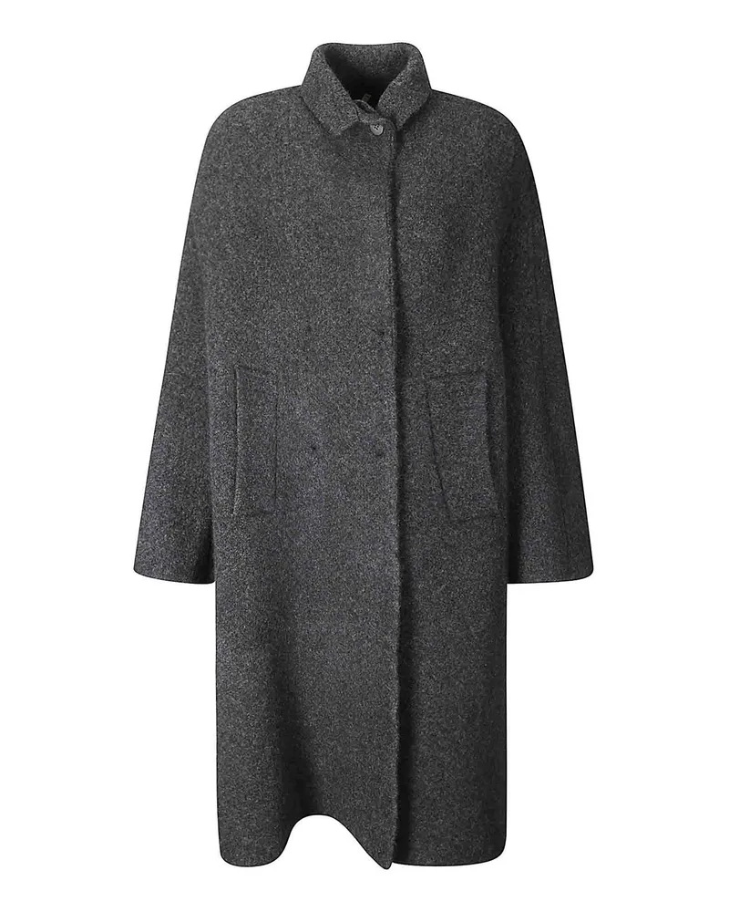 Boboutic Knielanger Mantel - Schwarz Schwarz