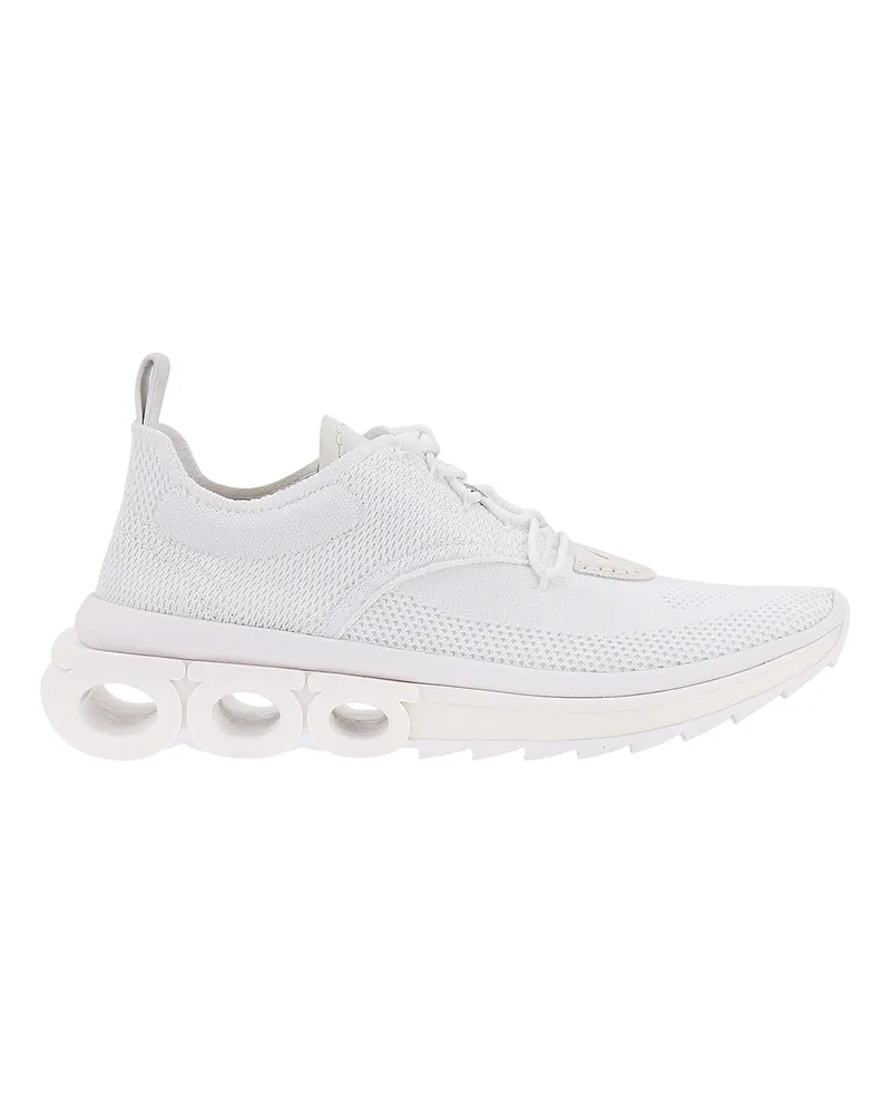 Ferragamo Sneaker - Weiß Weiß