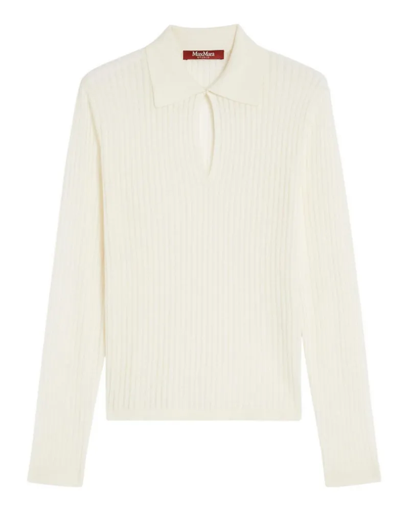 Max Mara Poloshirt - Weiß Weiß