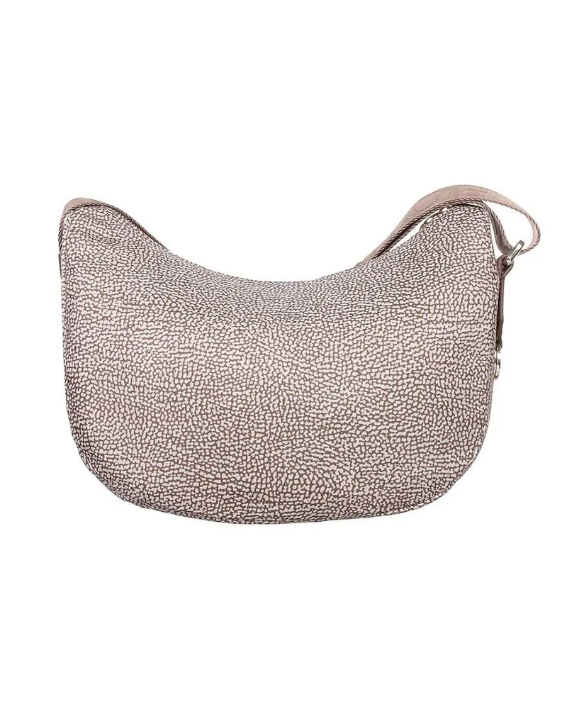 Borbonese Umhängetasche - Braun Silber