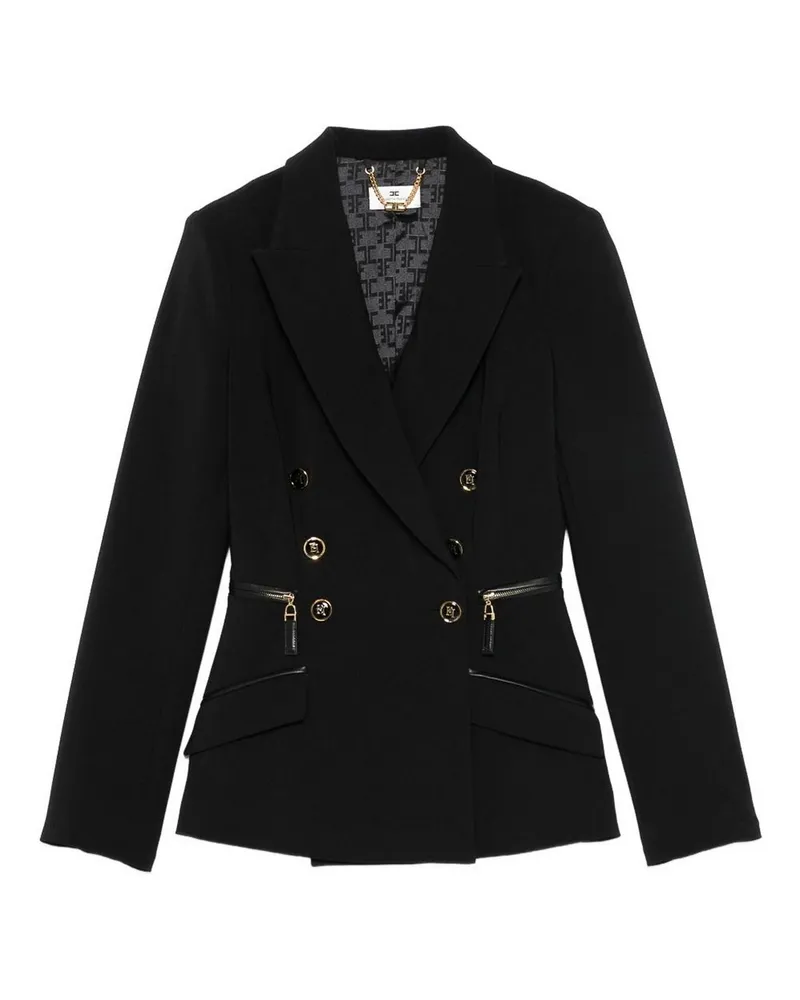 Elisabetta Franchi Blazer - Schwarz Schwarz