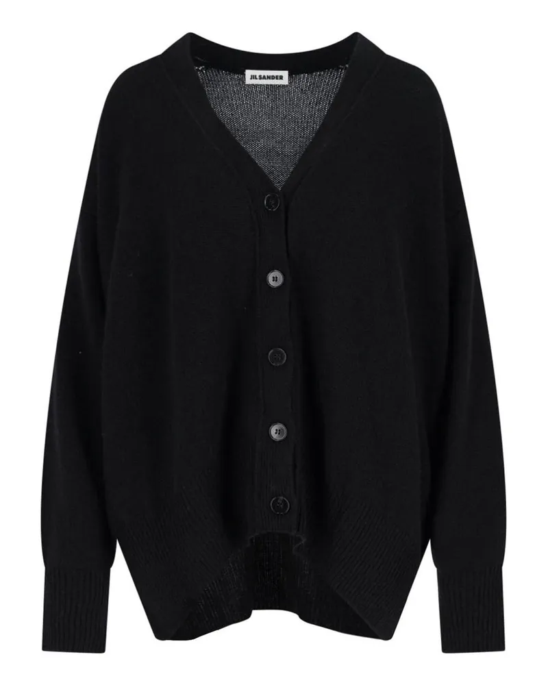 Jil Sander Cardigan - Schwarz Schwarz