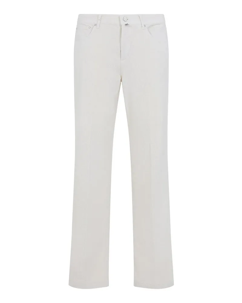 Kiton Casual Hose - Creme Creme