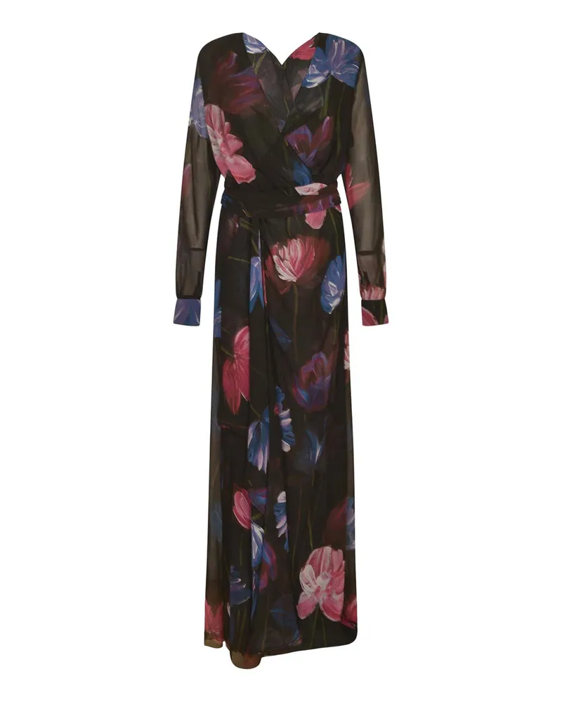 Chiara Boni Knielanges Kleid - Schwarz Schwarz