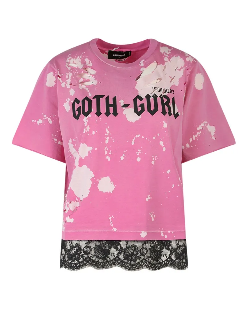 Dsquared2 T-Shirt - Rosa Rosa