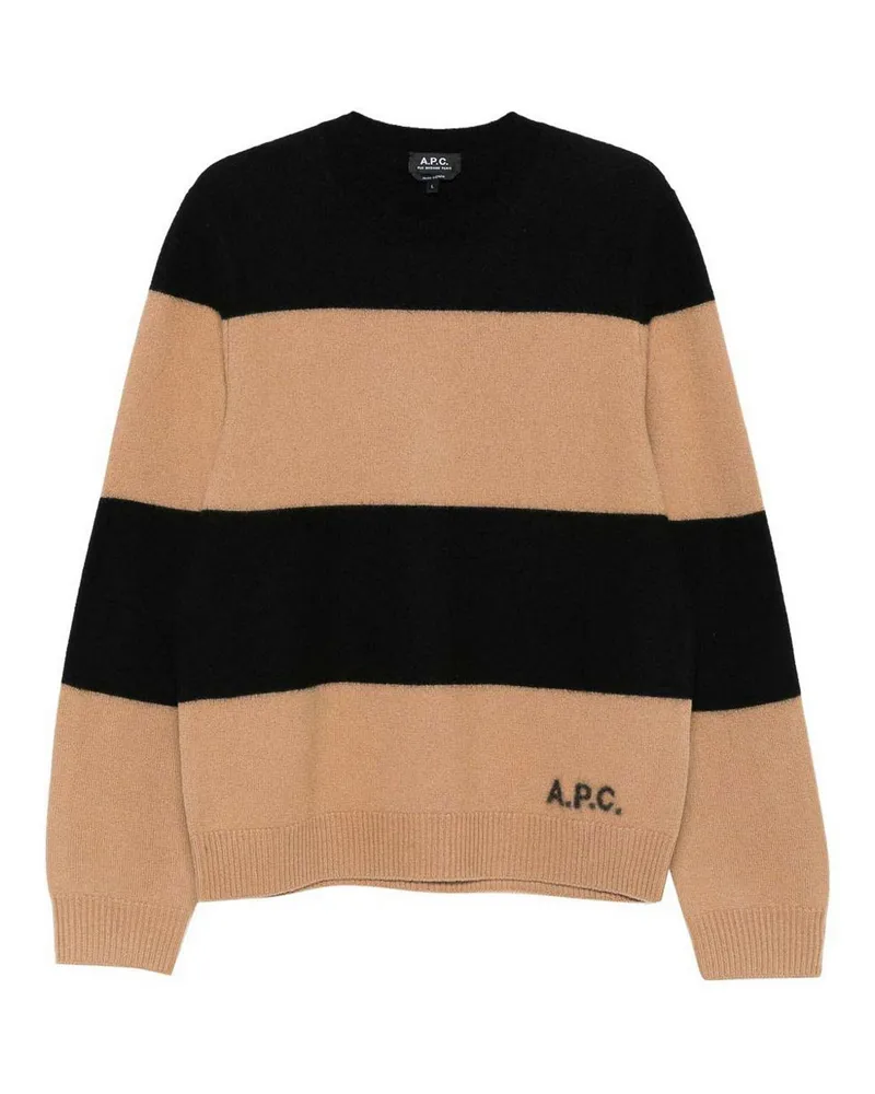 A.P.C. A. P.C. U-Boot-Pullover - Schwarz Schwarz