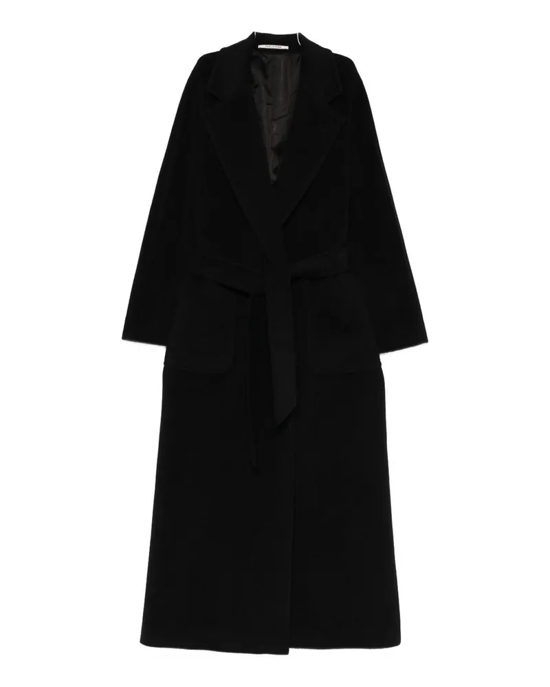 Tagliatore Langer Mantel - Schwarz Schwarz
