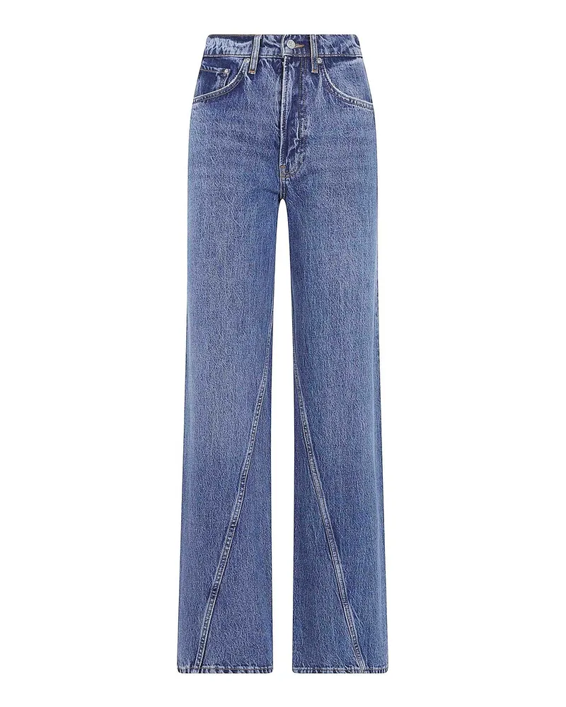 Anine Bing Straight Leg Jeans - Blau Blau
