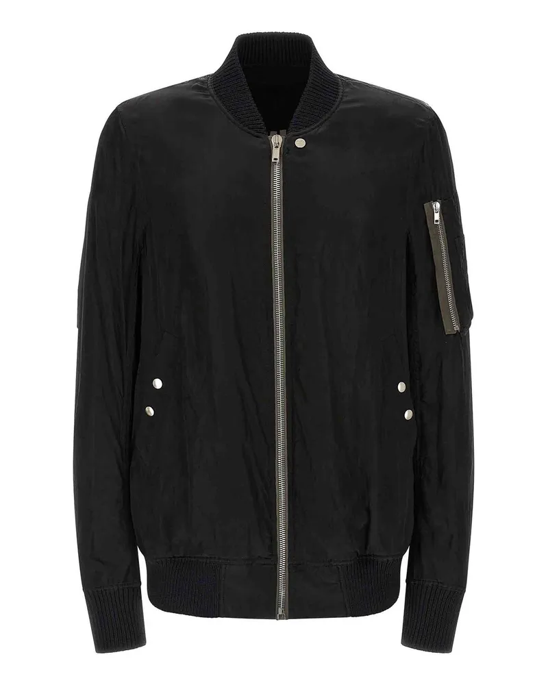 Rick Owens Bomberjacke - Schwarz Schwarz