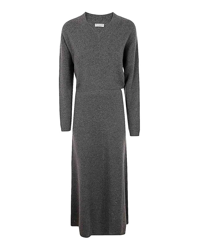 Brunello Cucinelli Maxikleid - Grau Grau
