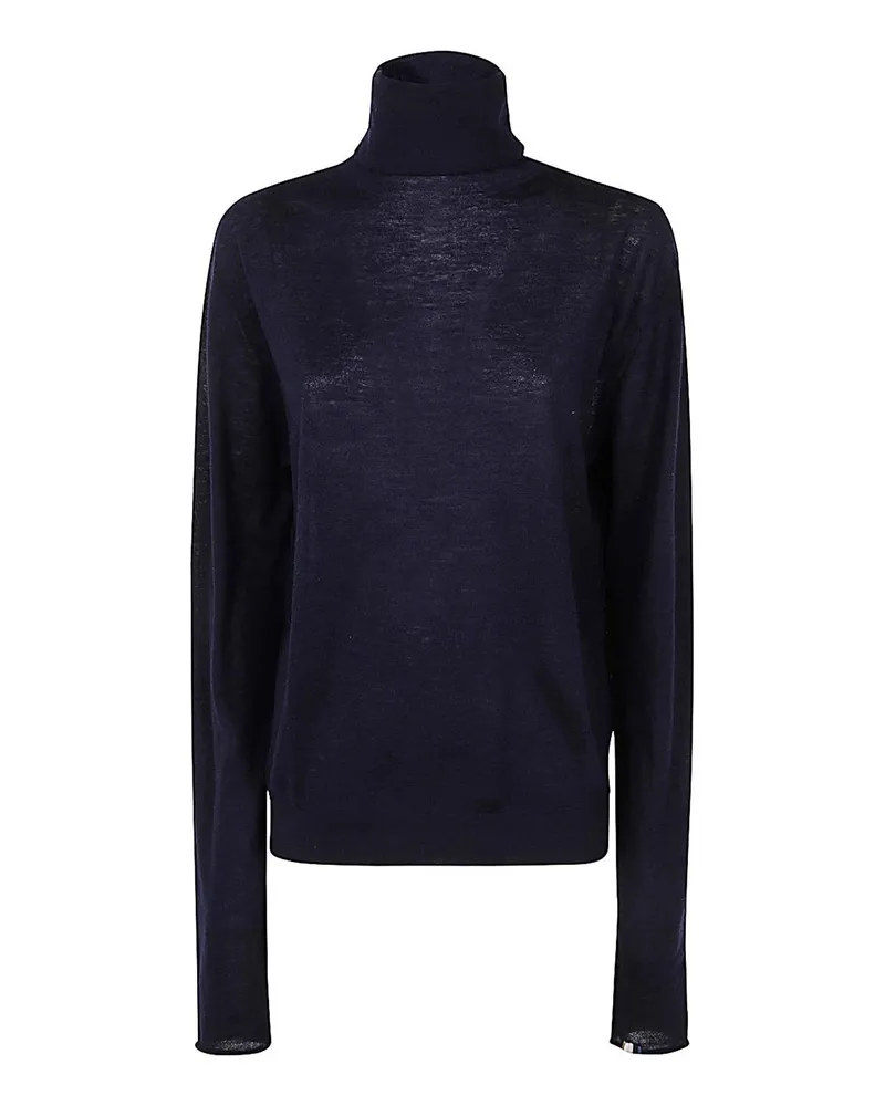 extreme cashmere Rundhalspullover - Blau Blau