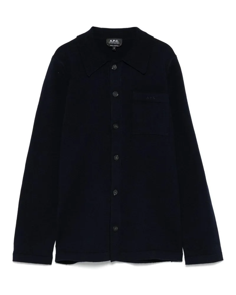 A.P.C. A. P.C. Cardigan - Blau Blau