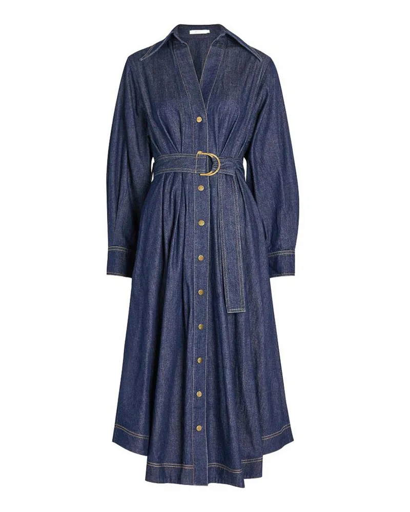 Zimmermann Langer Mantel - Blau Blau