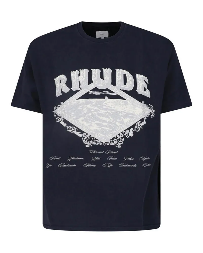 RHUDE T-Shirt - Schwarz Schwarz