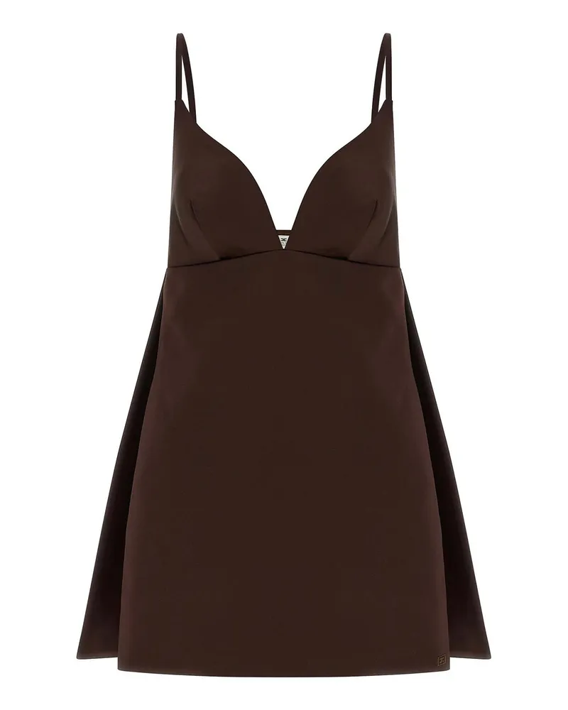 Elisabetta Franchi Knielanges Kleid - Braun Braun