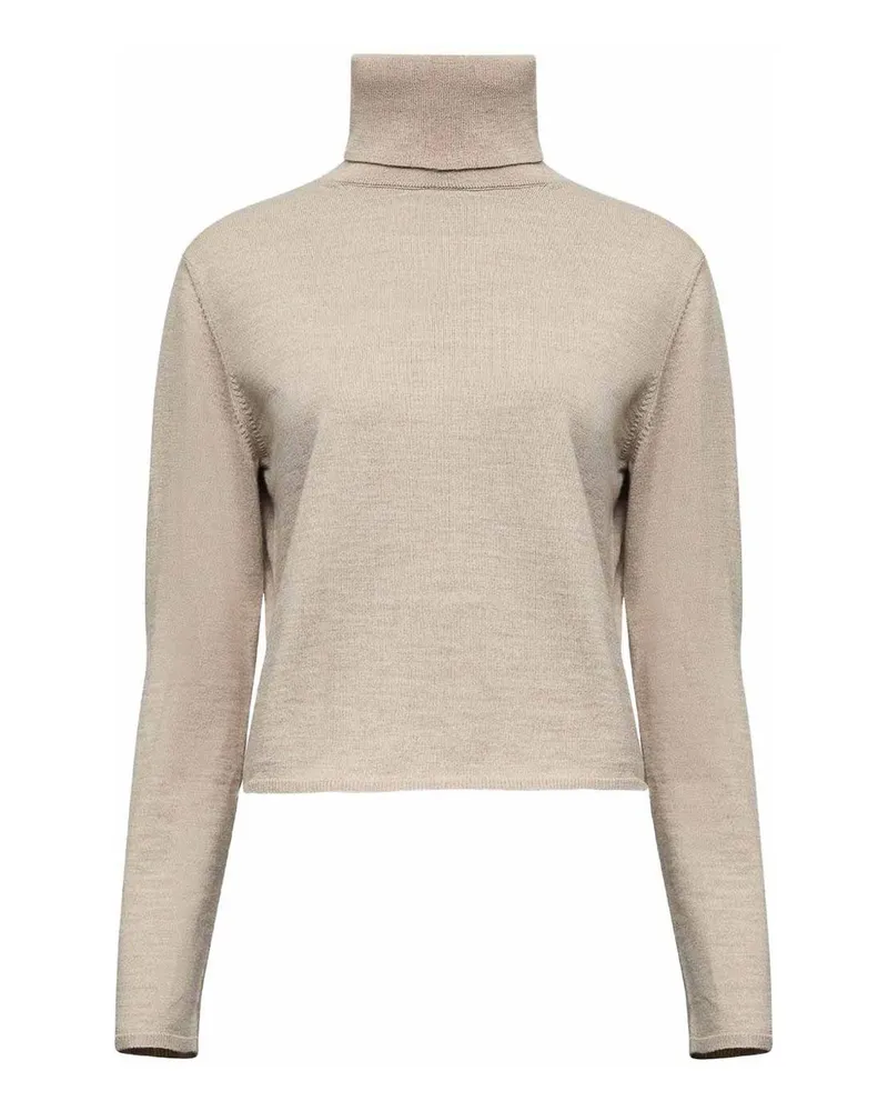 Maison Margiela Rundhalspullover - Beige Beige