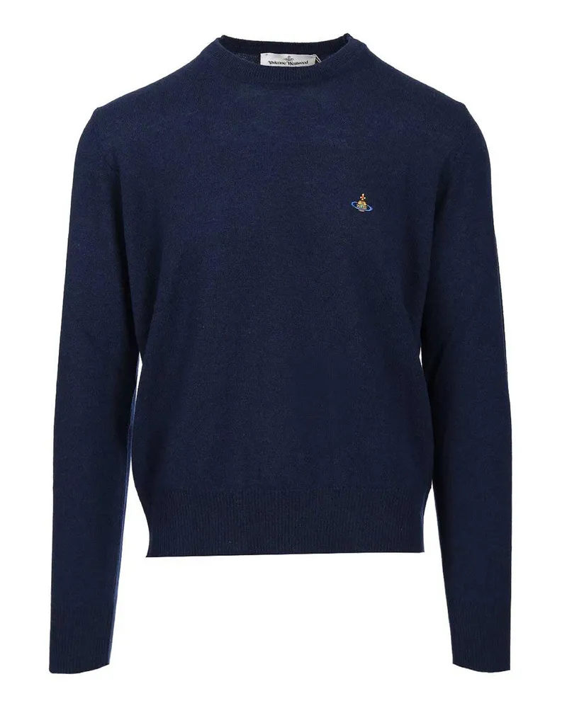Vivienne Westwood Rundhalspullover - Blau Blau