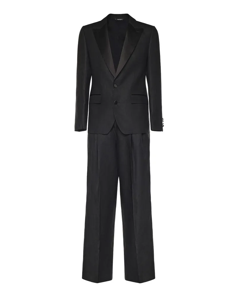 Dolce & Gabbana Eleganter Anzug - Schwarz Schwarz