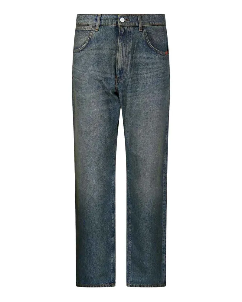 Amish Straight Leg Jeans - Blau Blau