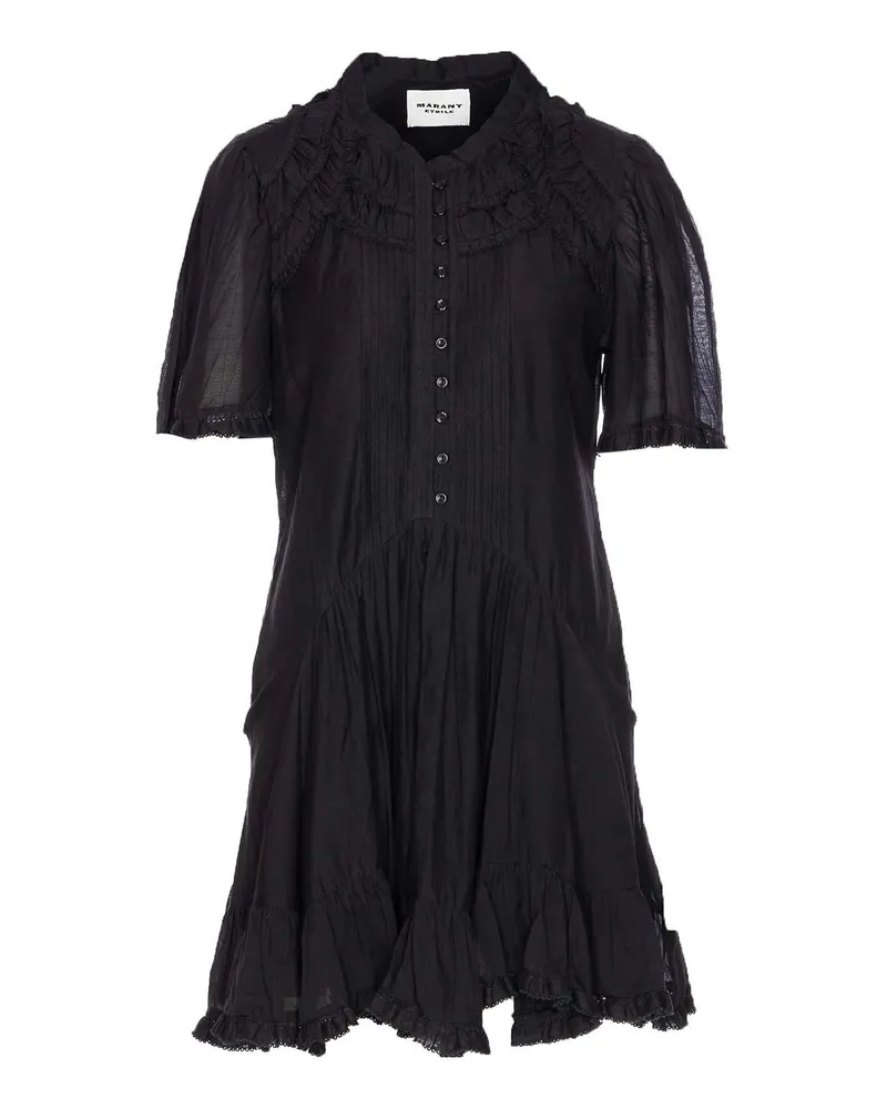 Étoile Isabel Marant Kurzes Kleid - Schwarz Schwarz