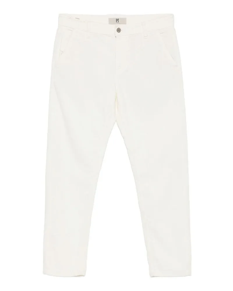 PT TORINO Formale Hose - Weiß Weiß