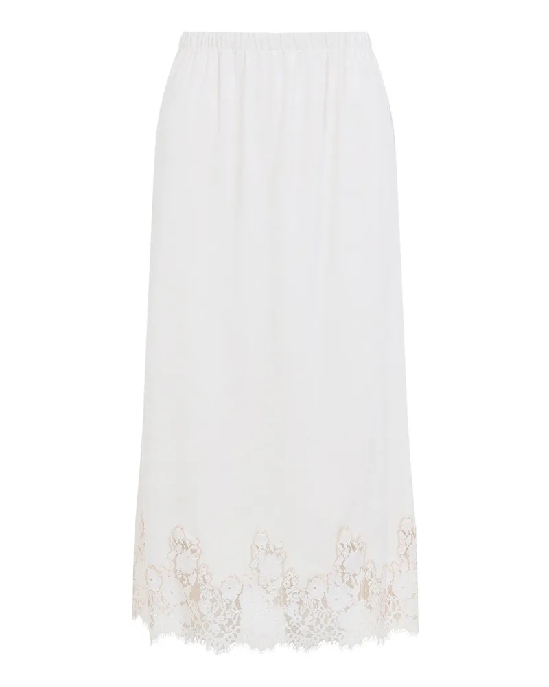 Alberta Ferretti Midirock - Creme Creme