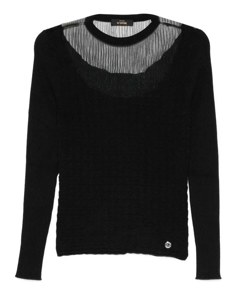 Twin-Set Top - Schwarz Schwarz