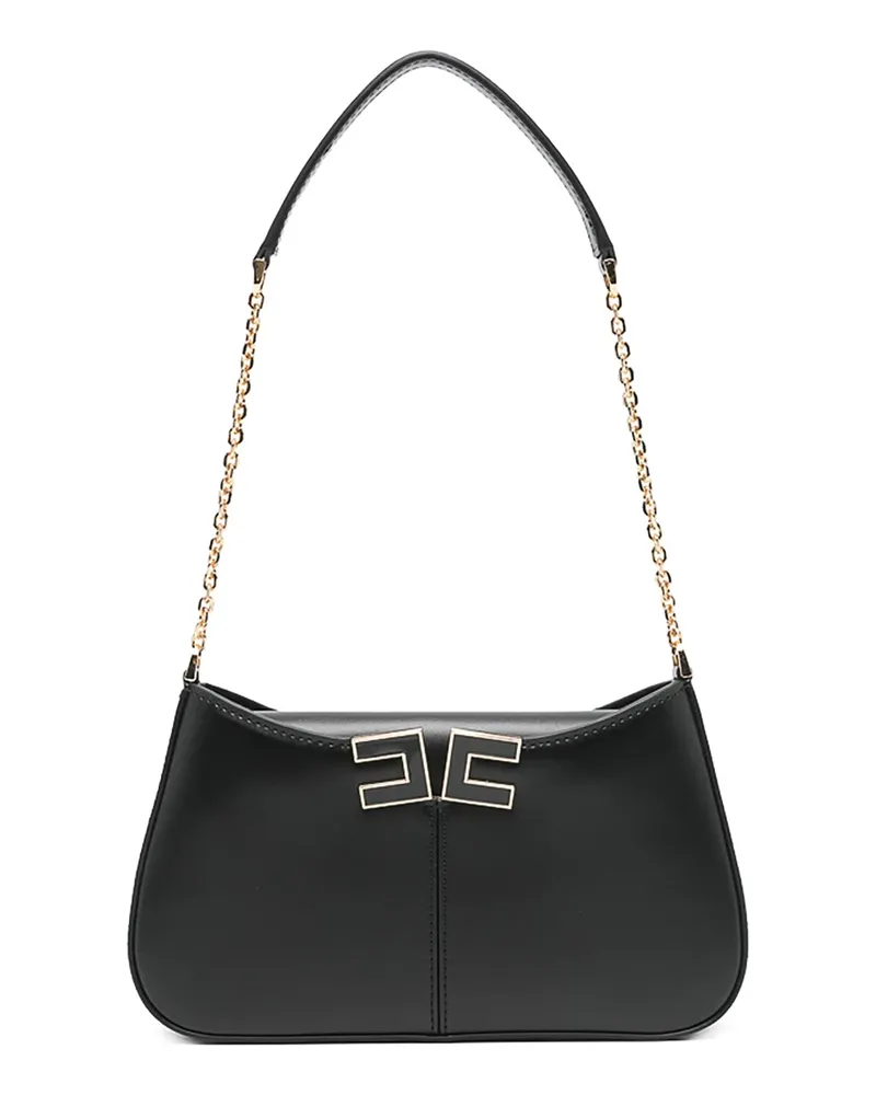 Elisabetta Franchi Schultertasche - Schwarz Schwarz