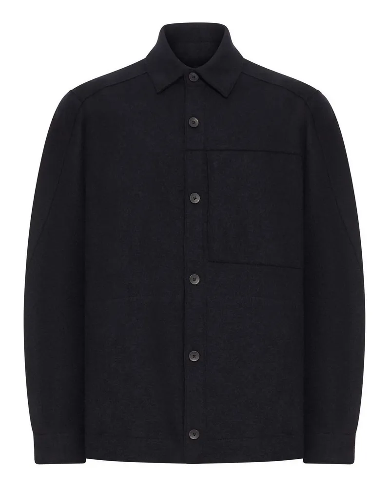 TRANSIT Hemd - Schwarz Schwarz