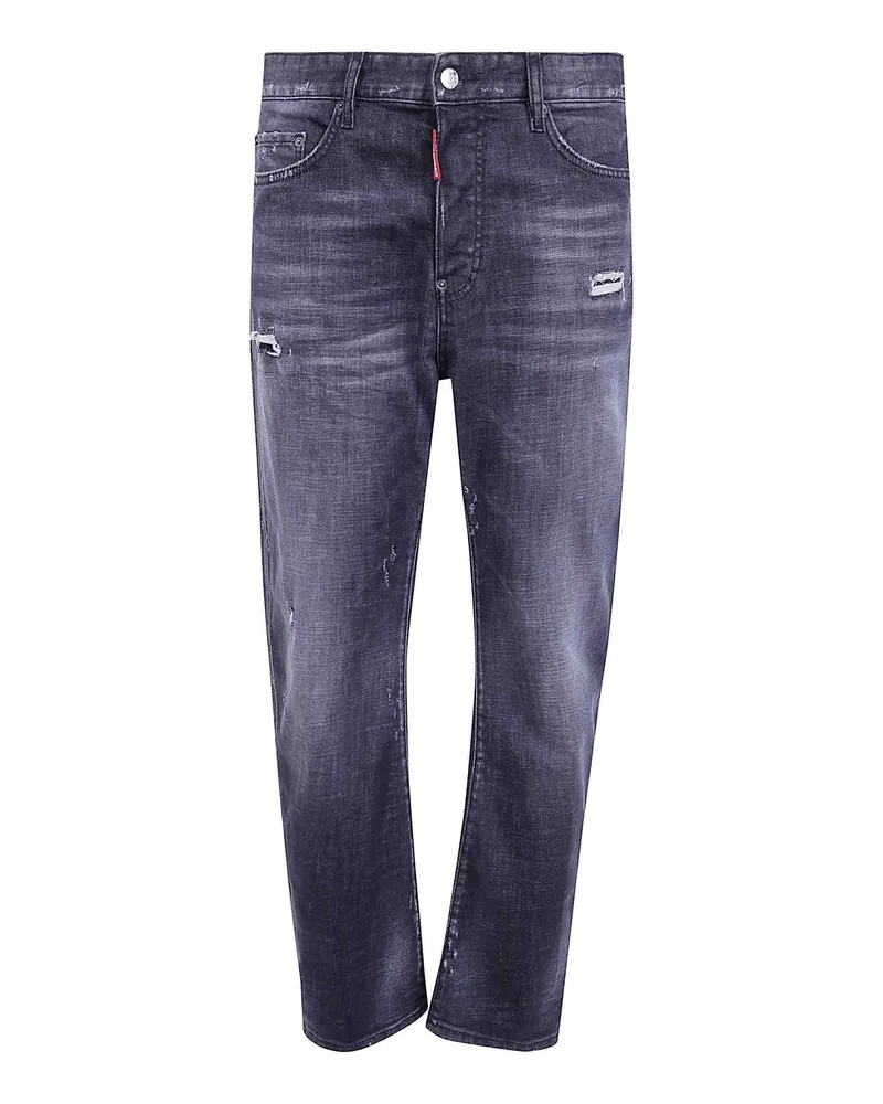 Dsquared2 Straight Leg Jeans - Schwarz Schwarz