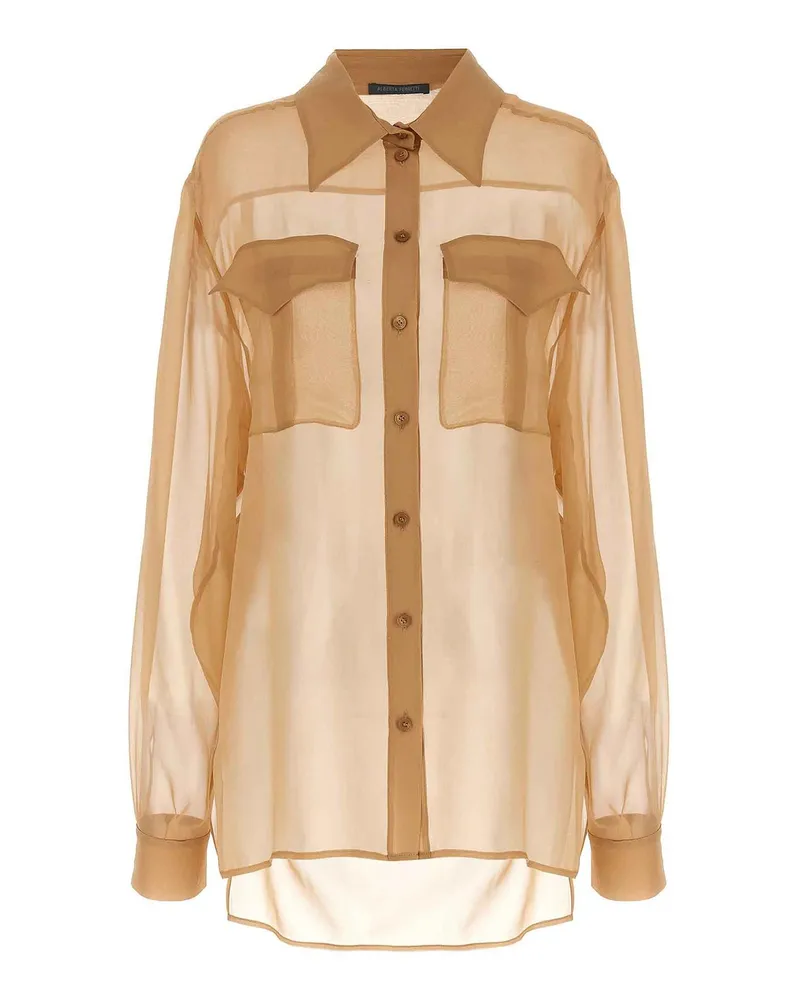 Alberta Ferretti Hemd - Beige Beige