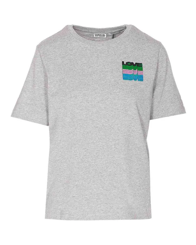 Essentiel Rundhalspullover - Grau Grau