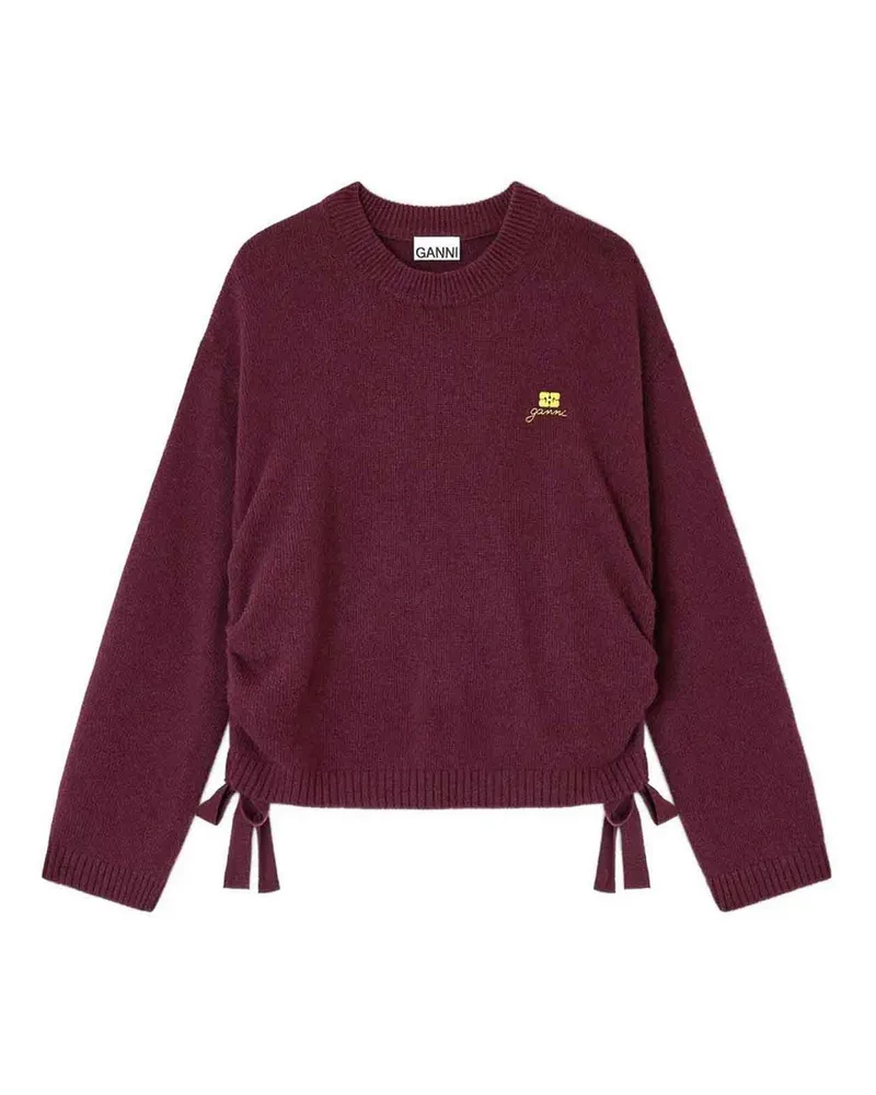 Ganni Hemd - Dunkelrot Dunkelrot